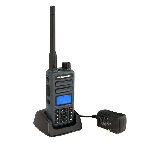 Photo of Rugged GMR2 PLUS - GMRS and FRS Two Way Handheld Radio with Mount and Intercom Cable by Rugged Radios - Premium for UTVs / Side by Sides