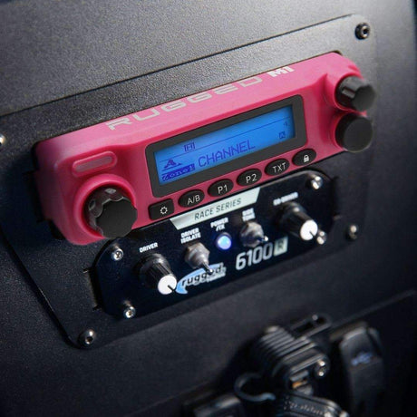 Photo of Radio Kit • Pink Rugged M1 RACE SERIES Waterproof Mobile Radio with Antenna • Digital and Analog by Rugged Radios - Premium for UTVs / Side by Sides