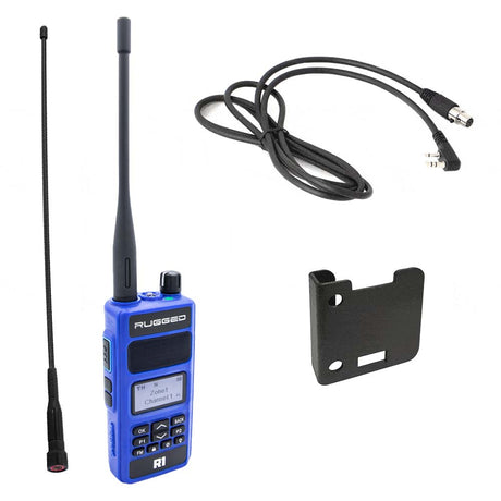 Photo of RADIO KIT - Rugged R1 - Business Band Two Way Handheld Radio to Intercom by Rugged Radios - Premium for UTVs / Side by Sides