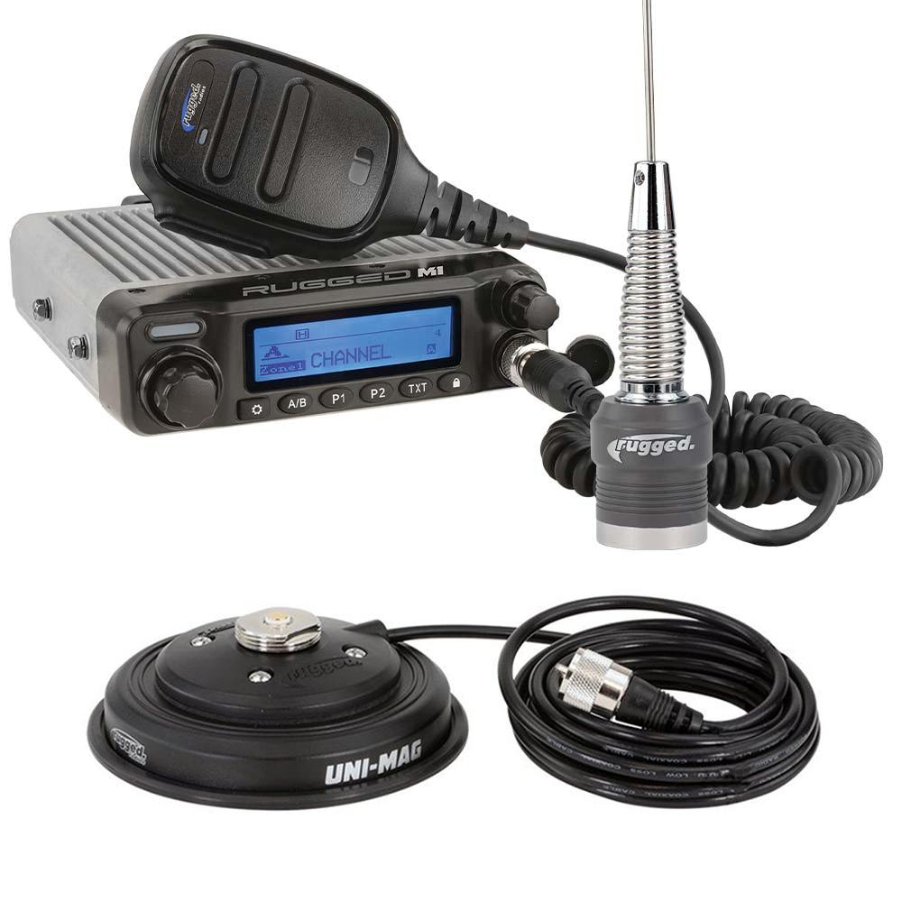 Photo of Rugged Radios - Radio Kit - Rugged M1 RACE SERIES Waterproof Mobile with Antenna - Digital and Analog by Rugged Radios - Premium for UTVs / Side by Sides