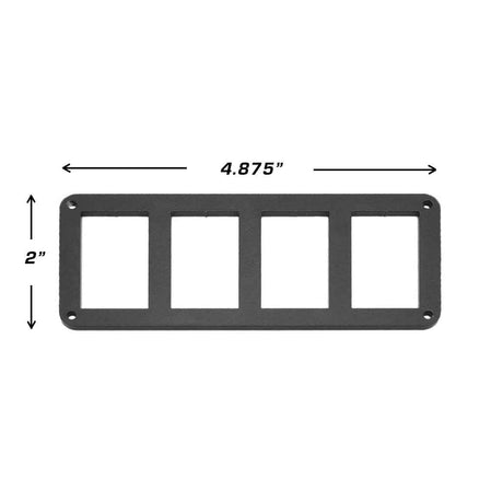 Photo of Rocker Switch Panel Bezel for OBS Ford Bronco, F150, and F250 Dash by Rugged Radios - Premium for UTVs / Side by Sides