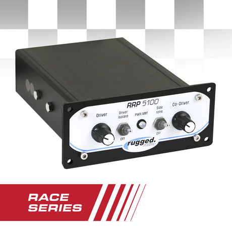 Photo of RRP5100 PRO - Race Series Panel Mount Intercom by Rugged Radios - Premium for UTVs / Side by Sides