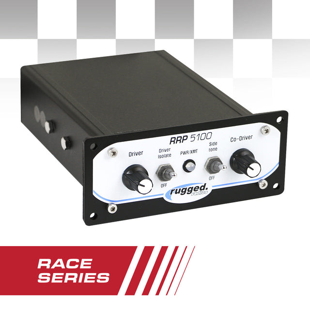 Photo of RRP5100 PRO - Race Series Panel Mount Intercom by Rugged Radios - Premium for UTVs / Side by Sides