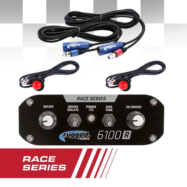 Photo of Rugged Radios RACE INTERCOM KIT - RRP6100 RACE SERIES Intercom by Rugged Radios - Premium for UTVs / Side by Sides