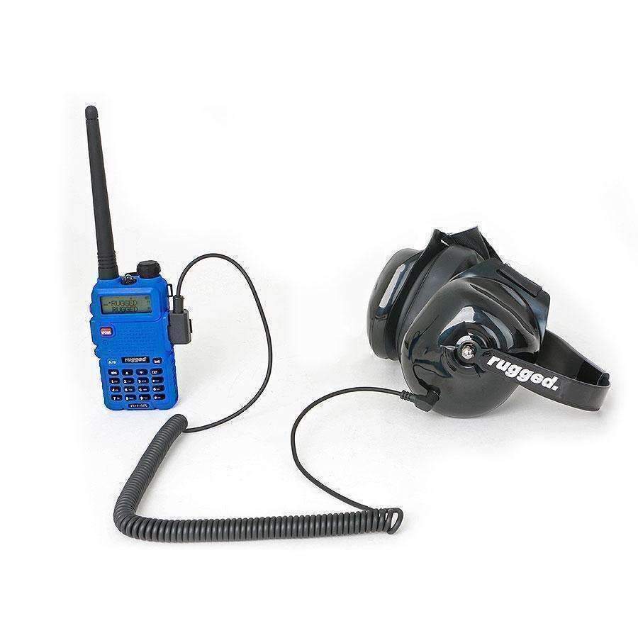 Photo of Rugged Radios Rugged and Kenwood Radio - Spotter Headset Listen Only Coil Cord by Rugged Radios - Premium for UTVs / Side by Sides