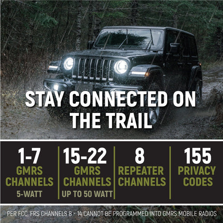 Photo of Rugged GMR25 Waterproof GMRS Mobile Radio by Rugged Radios - Premium for UTVs / Side by Sides
