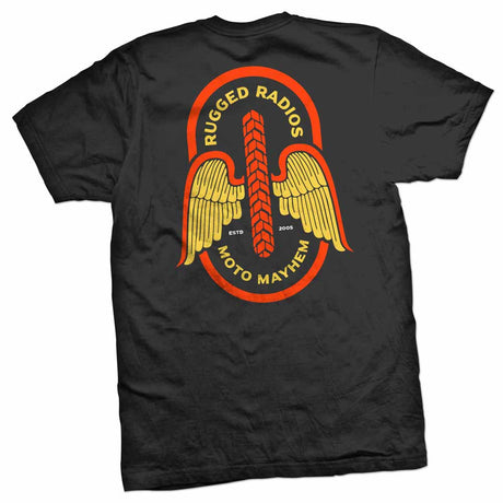 Photo of Rugged Radios MOTO MAYHEM T-Shirt - Black by Rugged Radios - Premium for UTVs / Side by Sides
