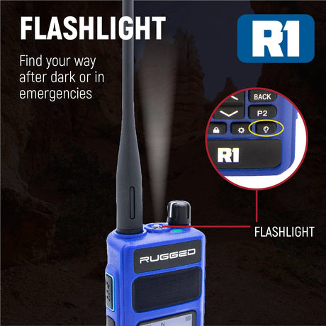 Photo of Rugged R1 - Business Band Two Way Handheld Radio - Digital and Analog by Rugged Radios - Premium for UTVs / Side by Sides