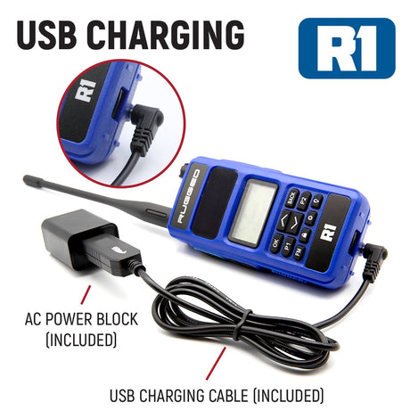 Photo of Rugged R1 - Business Band Two Way Handheld Radio - Digital and Analog by Rugged Radios - Premium for UTVs / Side by Sides