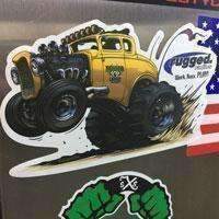 Photo of Rugged Radios '32 Die Cut Sticker by Rugged Radios - Premium for UTVs / Side by Sides
