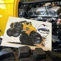 Photo of Rugged Radios '32 Die Cut Sticker by Rugged Radios - Premium for UTVs / Side by Sides
