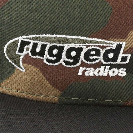 Photo of Rugged Radios Flat Bill Snapback Hat - Camo and Black by Rugged Radios - Premium for UTVs / Side by Sides