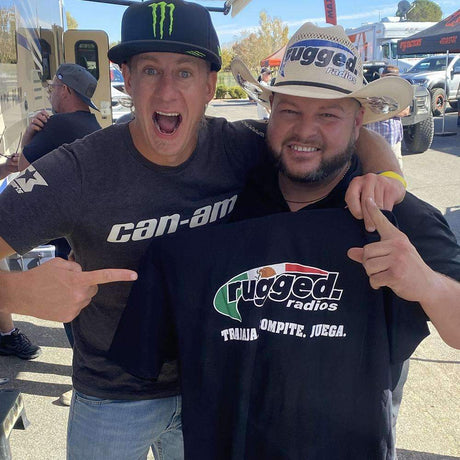 Photo of Rugged Radios MEXICAN FLAG T-Shirt - Black by Rugged Radios - Premium for UTVs / Side by Sides
