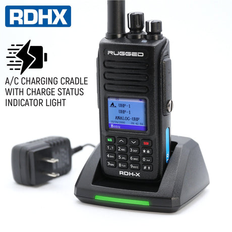 Photo of WATERPROOF - Rugged RDH-X - Business Band Two Way Handheld Radio - Digital and Analog by Rugged Radios - Premium for UTVs / Side by Sides