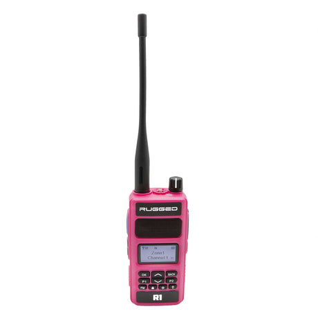 Photo of PINK - Rugged R1 - Business Band Two Way Handheld Radio - Digital and Analog by Rugged Radios - Premium for UTVs / Side by Sides