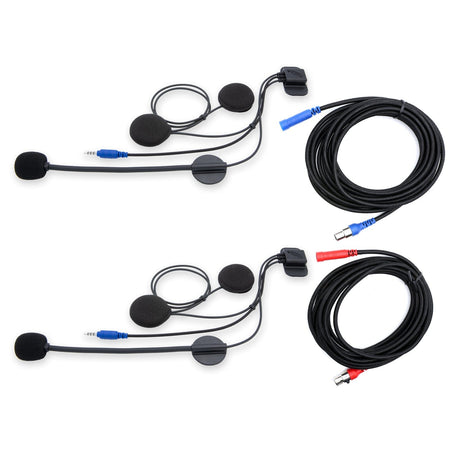 Photo of SUPER SPORT Wired Helmet and Cable Kit with Alpha Audio Speakers and Mic by Rugged Radios - Premium for UTVs / Side by Sides