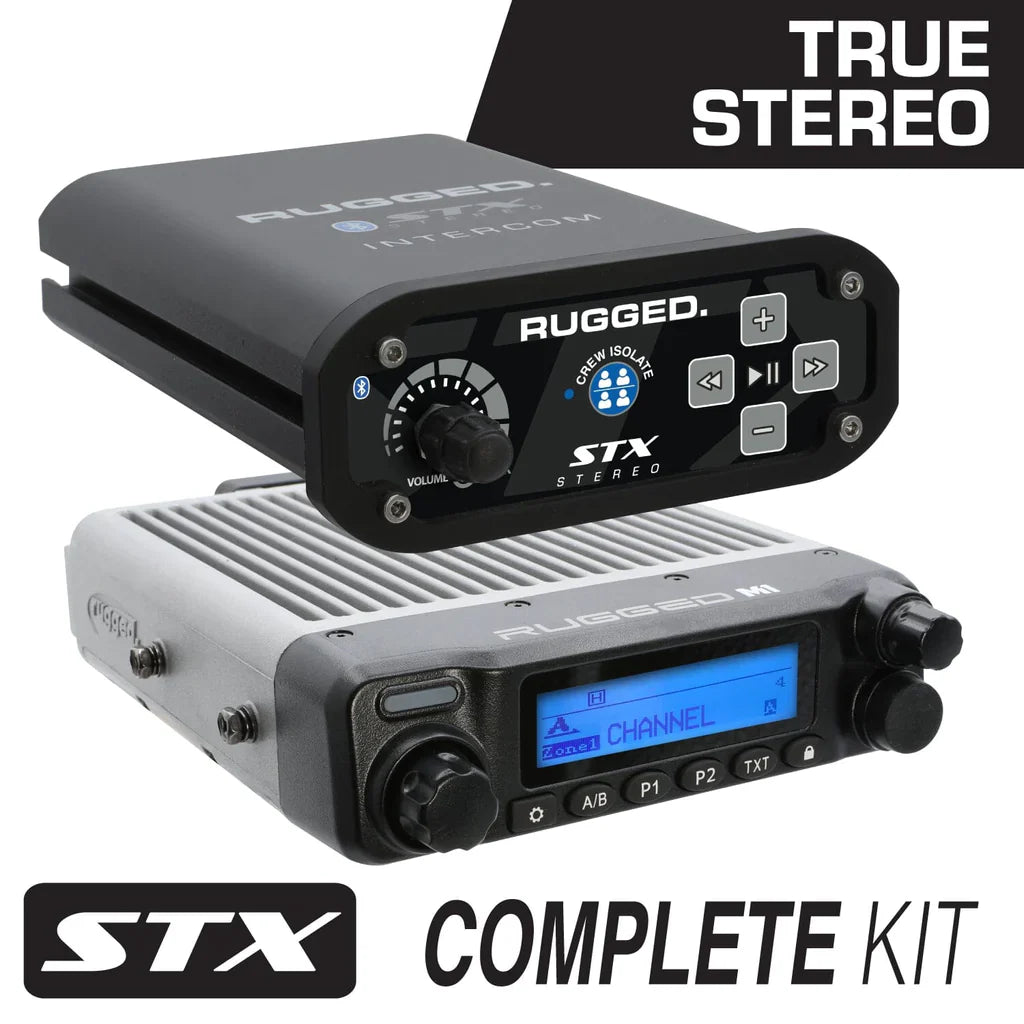 Photo of Rugged Radios - STX STEREO Complete Master Communication Kit with Intercom and 2-Way Radio by Rugged Radios - Premium for UTVs / Side by Sides