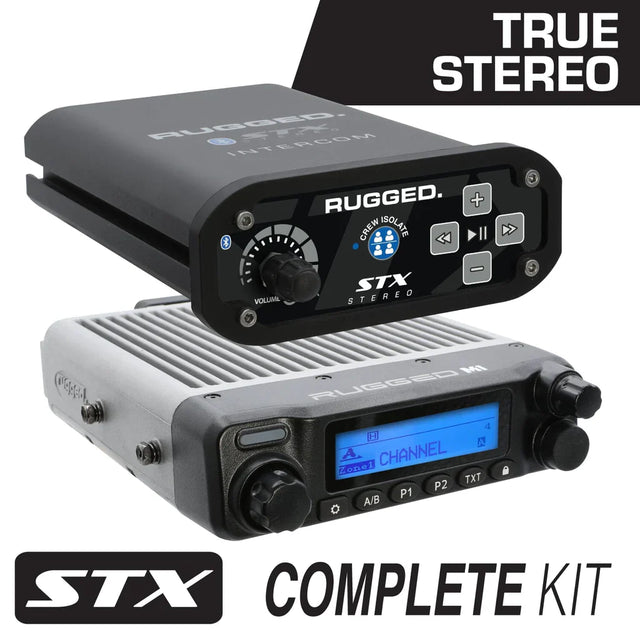 Photo of Rugged Radios - STX STEREO Complete Master Communication Kit with Intercom and 2-Way Radio by Rugged Radios - Premium for UTVs / Side by Sides