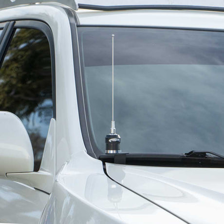 Photo of Toyota A-Pillar Antenna Mount for Tacoma - 4Runner - Tundra - Lexus by Rugged Radios - Premium for UTVs / Side by Sides