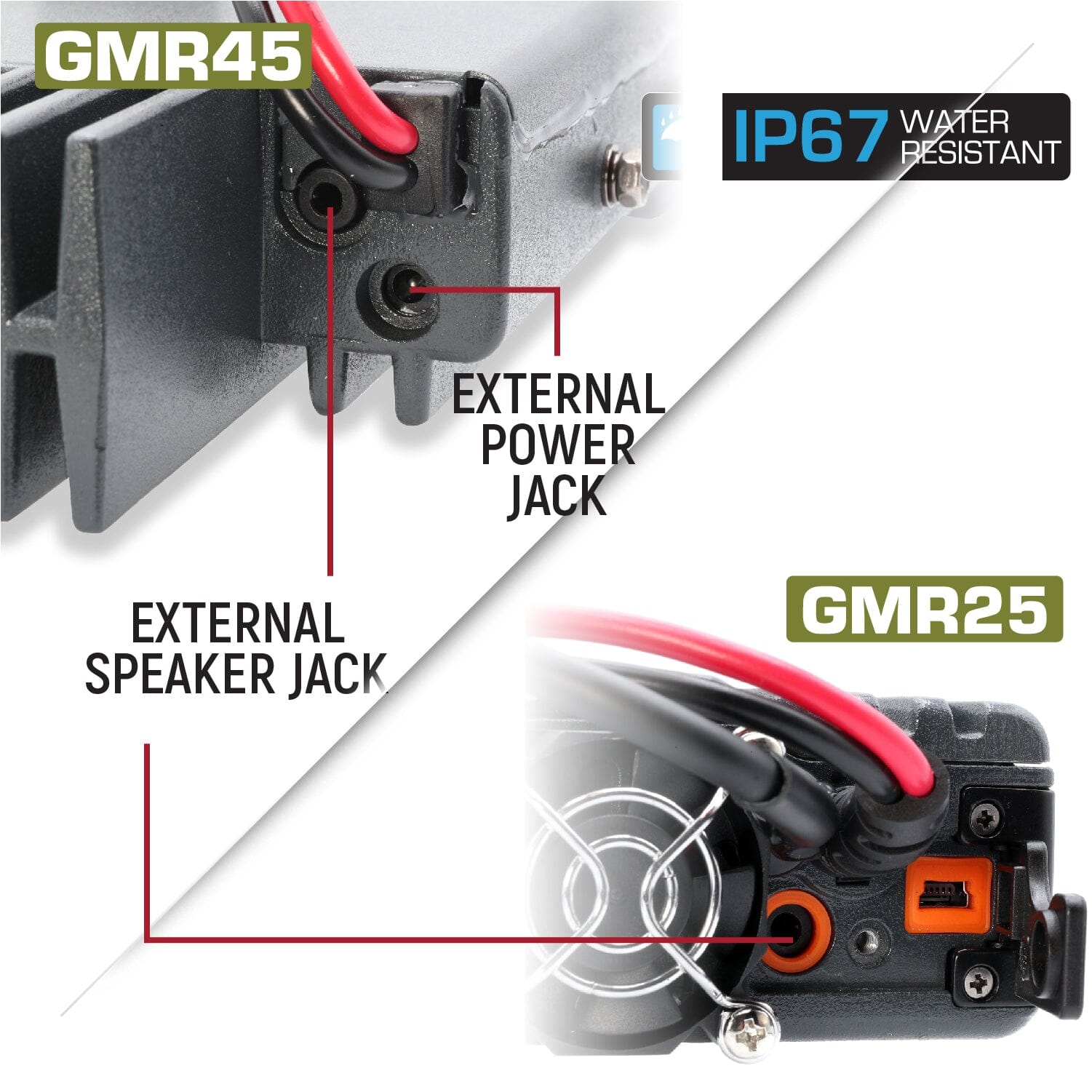 Photo of Toyota Tacoma, 4Runner, Sequoia, Lexus Two-Way GMRS Mobile Radio Kit by Rugged Radios - Premium for UTVs / Side by Sides