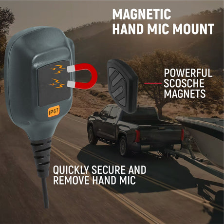 Photo of Toyota Tundra Two-Way GMRS Mobile Radio Kit by Rugged Radios - Premium for UTVs / Side by Sides