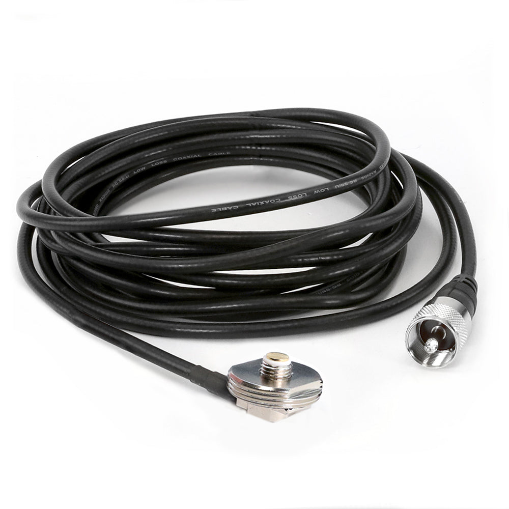 Photo of GMRS / UHF No Ground Plane (NGP) Whip Antenna Kit & NMO Mount by Rugged Radios - Premium for UTVs / Side by Sides