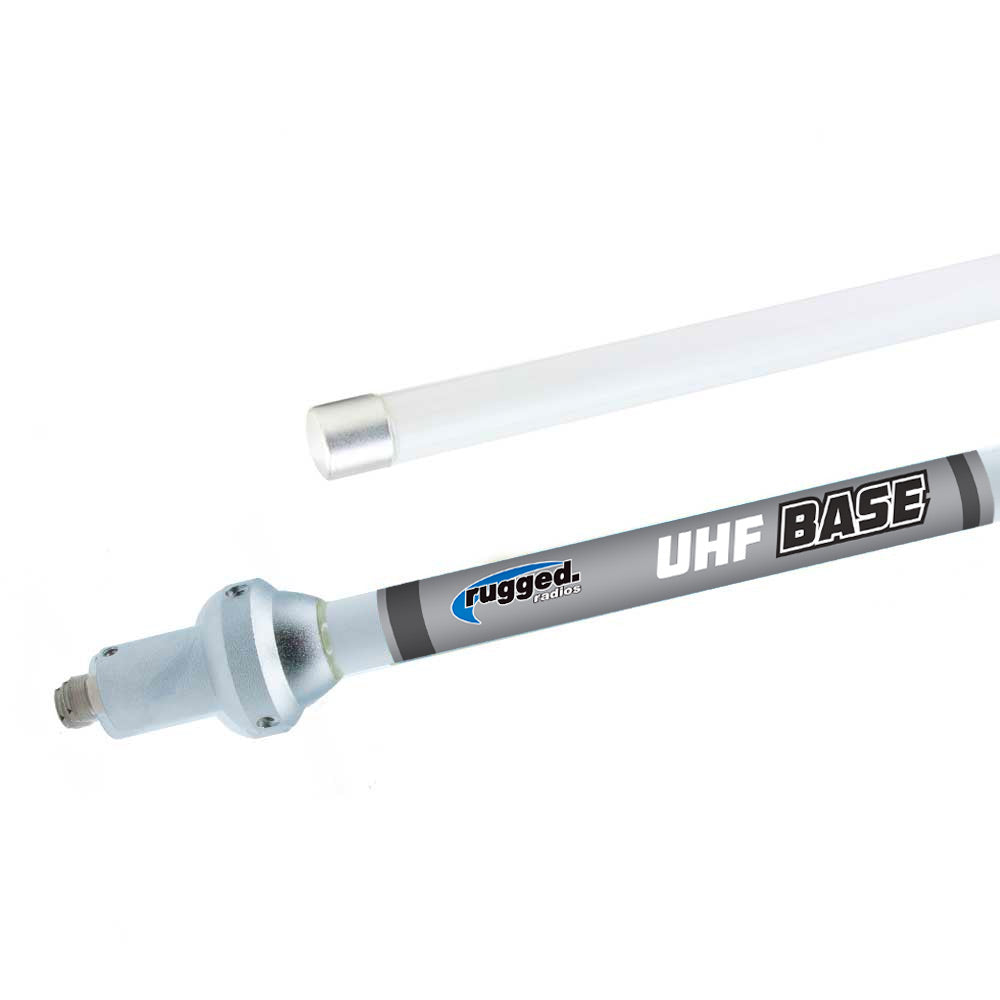 Photo of UHF Fiberglass Base Camp Antenna by Rugged Radios - Premium for UTVs / Side by Sides