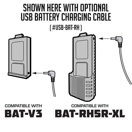 Photo of V3 Replacement Battery with 12v Charge Port by Rugged Radios - Premium for UTVs / Side by Sides
