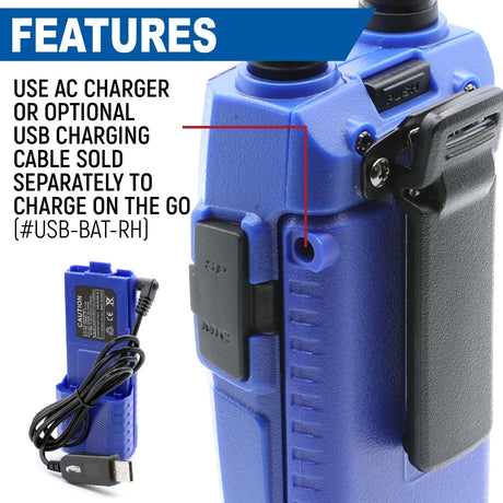 Photo of V3 / RH5R Handheld Radio High Capacity 3800mAH Battery by Rugged Radios - Premium for UTVs / Side by Sides