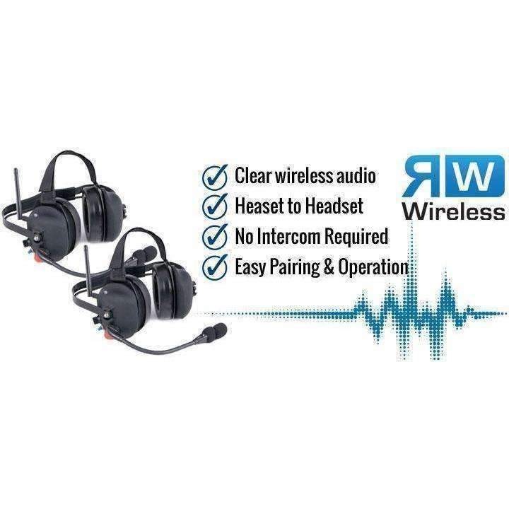 Photo of Wireless Double Talk Dual Headset Intercom System by Rugged Radios - Premium for UTVs / Side by Sides