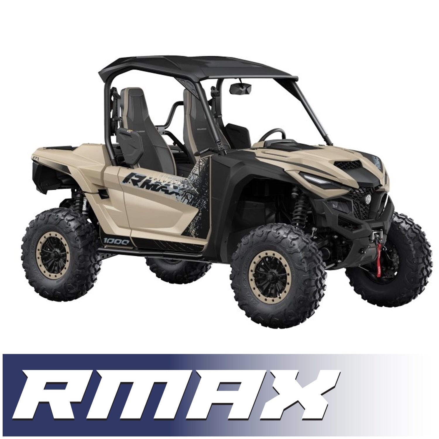Photo of Yamaha Wolverine RMAX Complete Communication Kit with Rocker Switch Bluetooth Intercom and 2-Way Radio by Rugged Radios - Premium for UTVs / Side by Sides