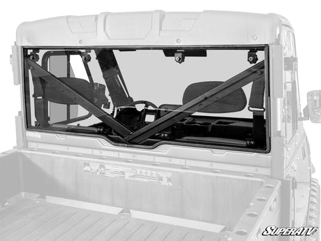 Photo of SuperATV Gravely Atlas JSV, Gravely rear windshield by SuperATV - Premium Windshields for UTVs / Side by Sides