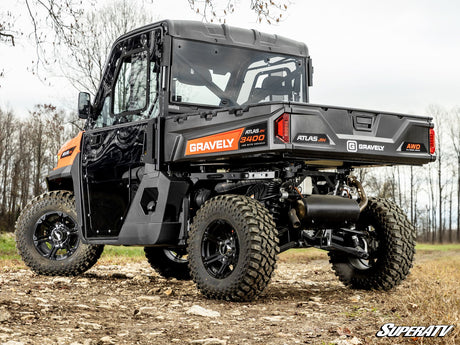 Photo of SuperATV Gravely Atlas JSV, Gravely rear windshield by SuperATV - Premium Windshields for UTVs / Side by Sides