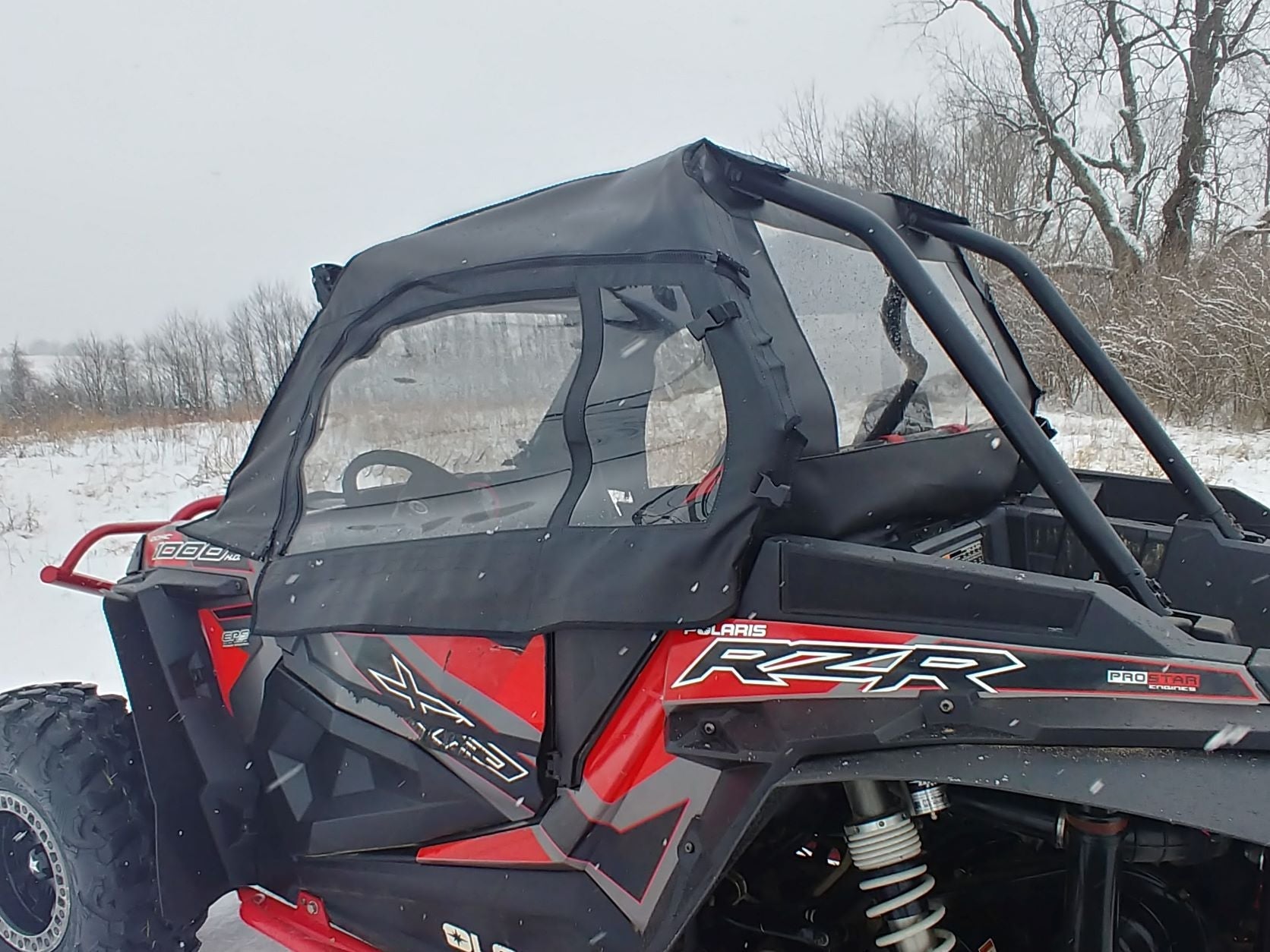 Photo of Polaris RZR 1000 - Soft Upper Doors by 3 Star UTV - Premium Enclosures for UTVs / Side by Sides