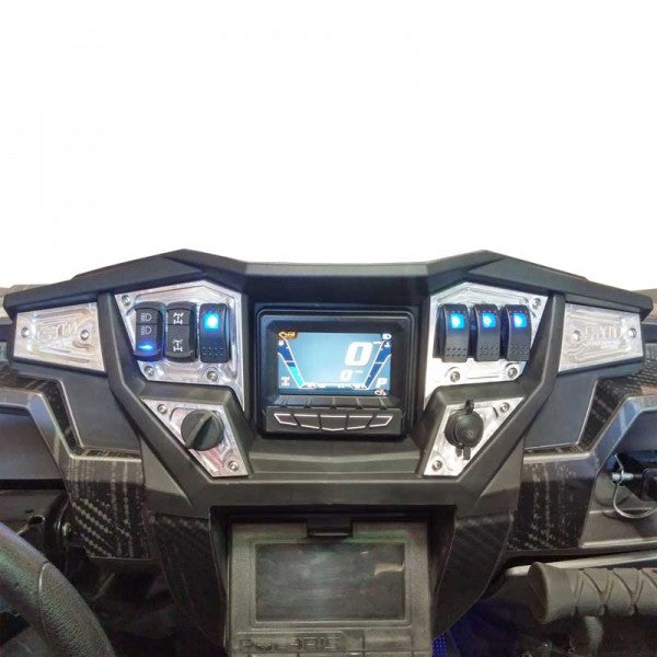 Photo of RZR Dash Panel Digital GPS 6 piece with switches by 50 Caliber Racing - Premium Dash Accessories for UTVs / Side by Sides