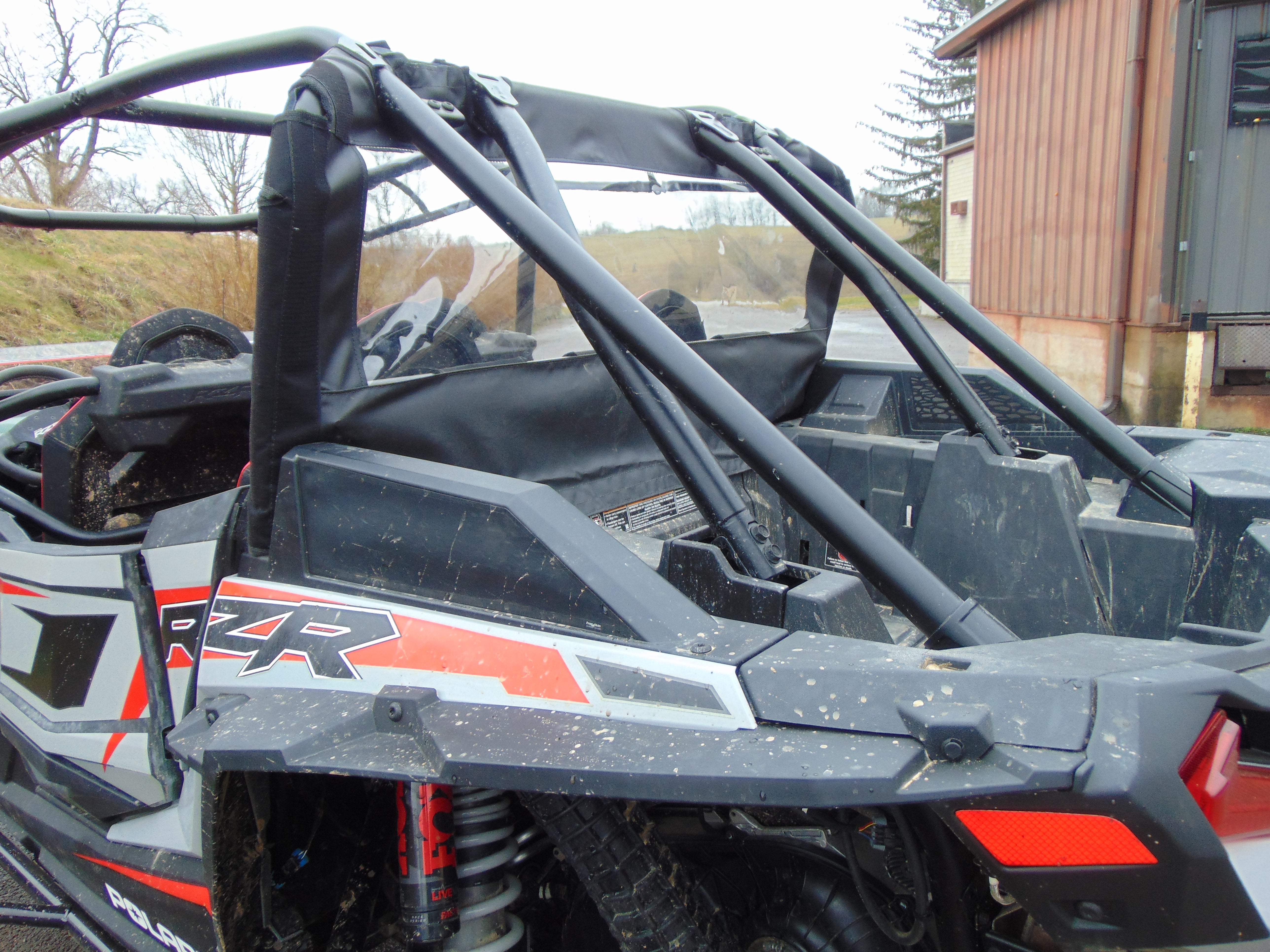 Photo of Polaris RZR XP 4 Turbo S - Soft Back Panel by 3 Star UTV - Premium Enclosures for UTVs / Side by Sides