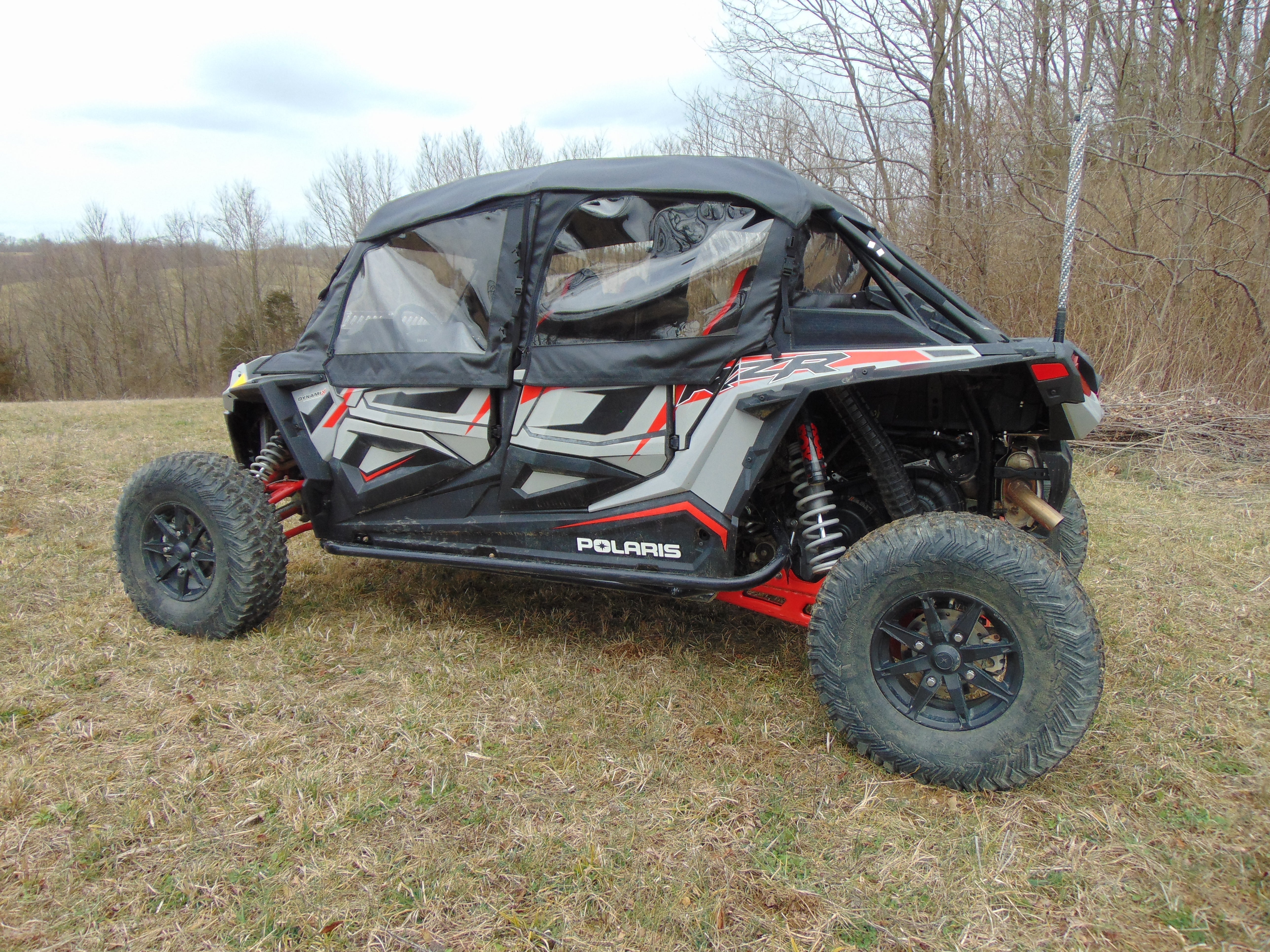 Photo of Polaris RZR XP 4 Turbo S - Soft Doors by 3 Star UTV - Premium Enclosures for UTVs / Side by Sides