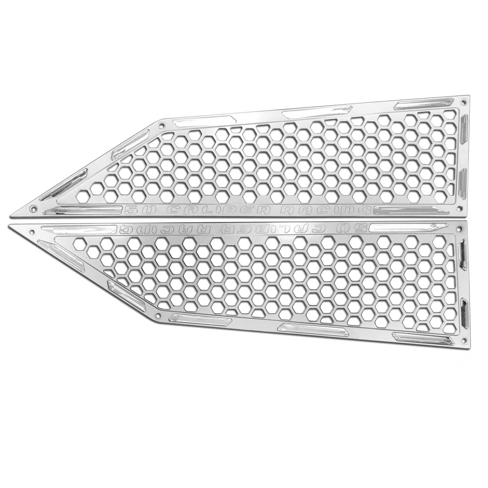 Photo of Polaris RZR XP Turbo Billet Air Intake Grille Bezel Kit (Outside Only) (2017+) by 50 Caliber Racing - Premium Grilles for UTVs / Side by Sides