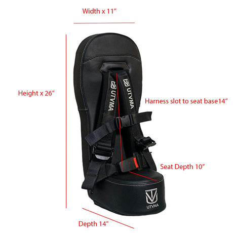 Photo of RZR 570 Bump Seat (2012-2016) by UTVMA - Premium Bump Seat for UTVs / Side by Sides