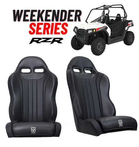 Photo of "Weekender" Series Pair of Front Suspension Bucket Seats RZR 570 (2012-2022) by UTV Mountain Accessories - Premium for UTVs / Side by Sides