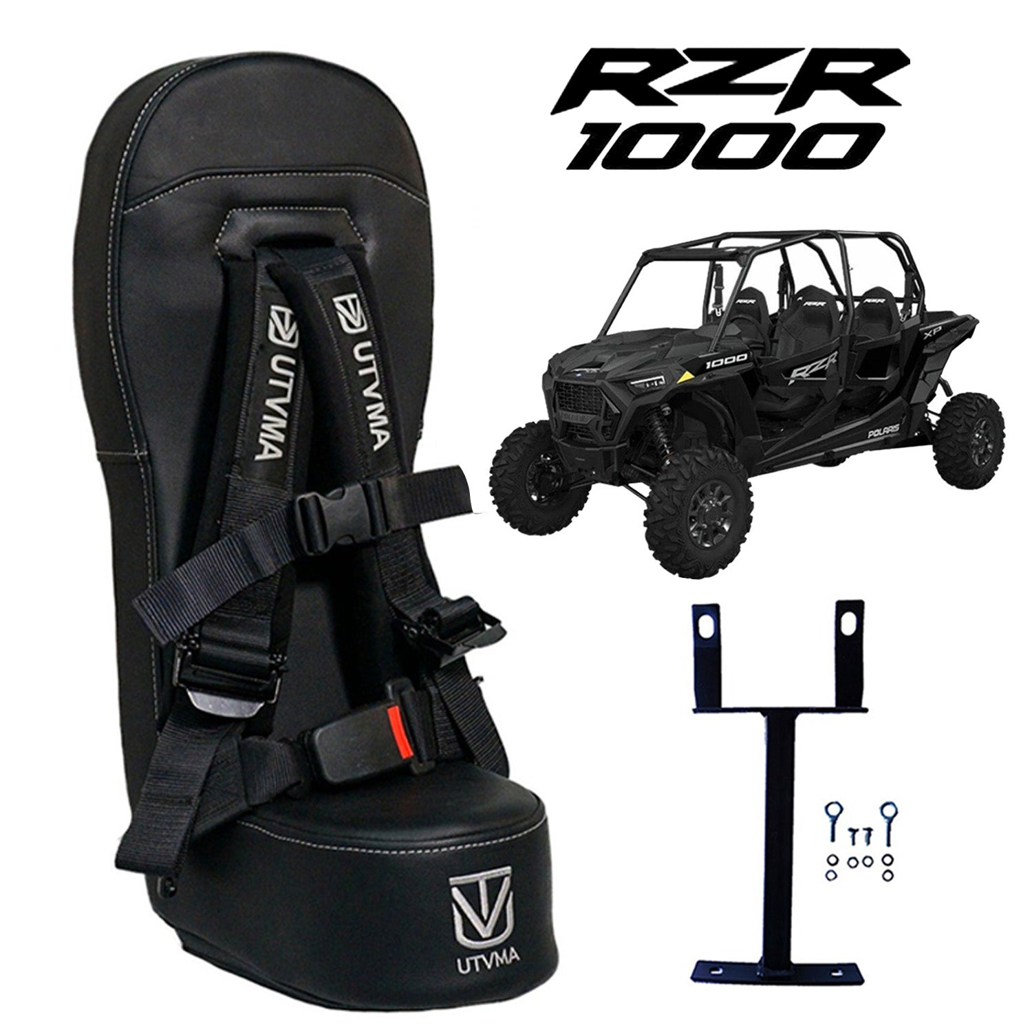 Photo of RZR 1000 Bump Seat (XP, Turbo, Turbo S, Dynamix, Trail, High Lifter) 2014-2023 by UTV Mountain Accessories - Premium Bump Seat for UTVs / Side by Sides