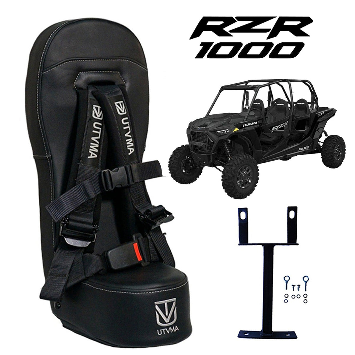 Photo of RZR 1000 Bump Seat (XP, Turbo, Turbo S, Dynamix, Trail, High Lifter) 2014-2023 by UTV Mountain Accessories - Premium Bump Seats for UTVs / Side by Sides