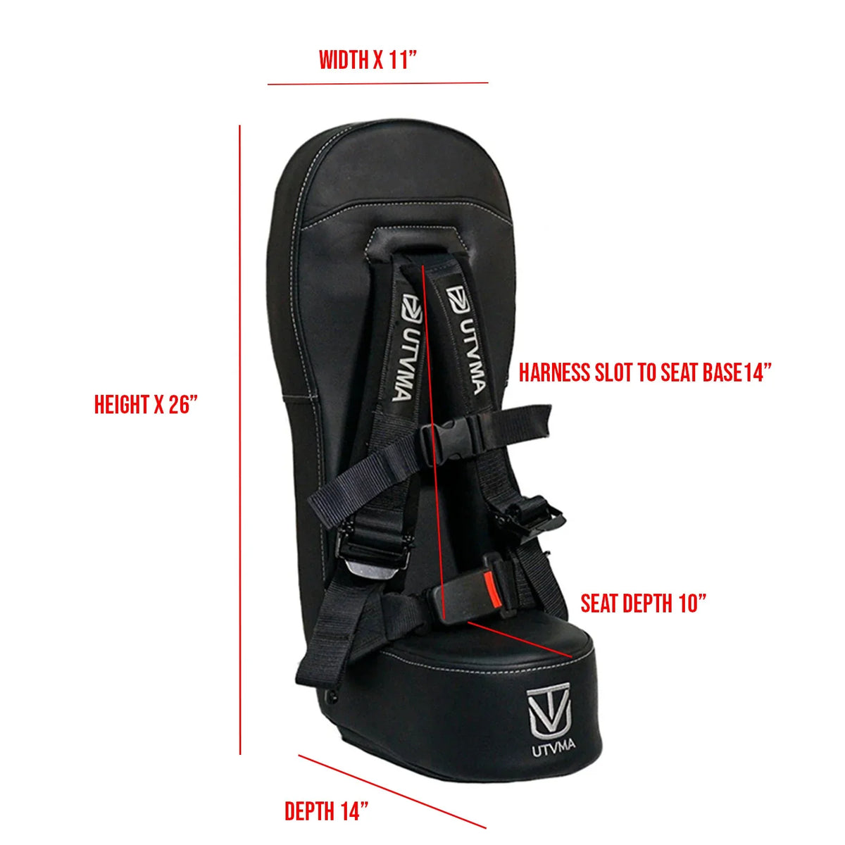 Photo of RZR 4 800 Bump Seats Set (Front and Rear) by UTV Mountain Accessories - Premium Seats & Seat Accessories for UTVs / Side by Sides