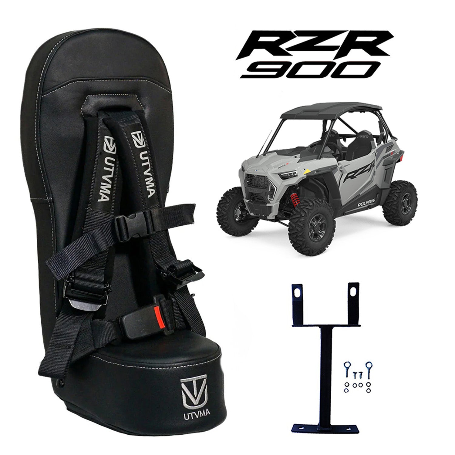 Photo of RZR 900 Bump Seat (2015-2024) by UTV Mountain Accessories - Premium Bump Seat for UTVs / Side by Sides