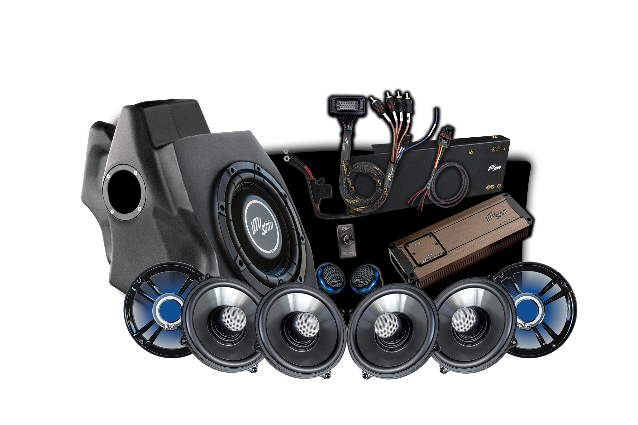 Photo of RZR® Pro Series Ride Command® Stage 6 Stereo Kit | UTVS-PRO-S6-RC by UTV Stereo - Premium Polaris RZR Stage Kit for UTVs / Side by Sides