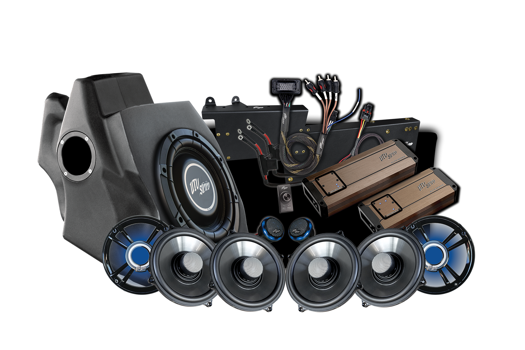 Photo of RZR® Pro Series Ride Command® Stage 7 Stereo Kit | UTVS-PRO-S7-RC by UTV Stereo - Premium Polaris RZR Stage Kit for UTVs / Side by Sides