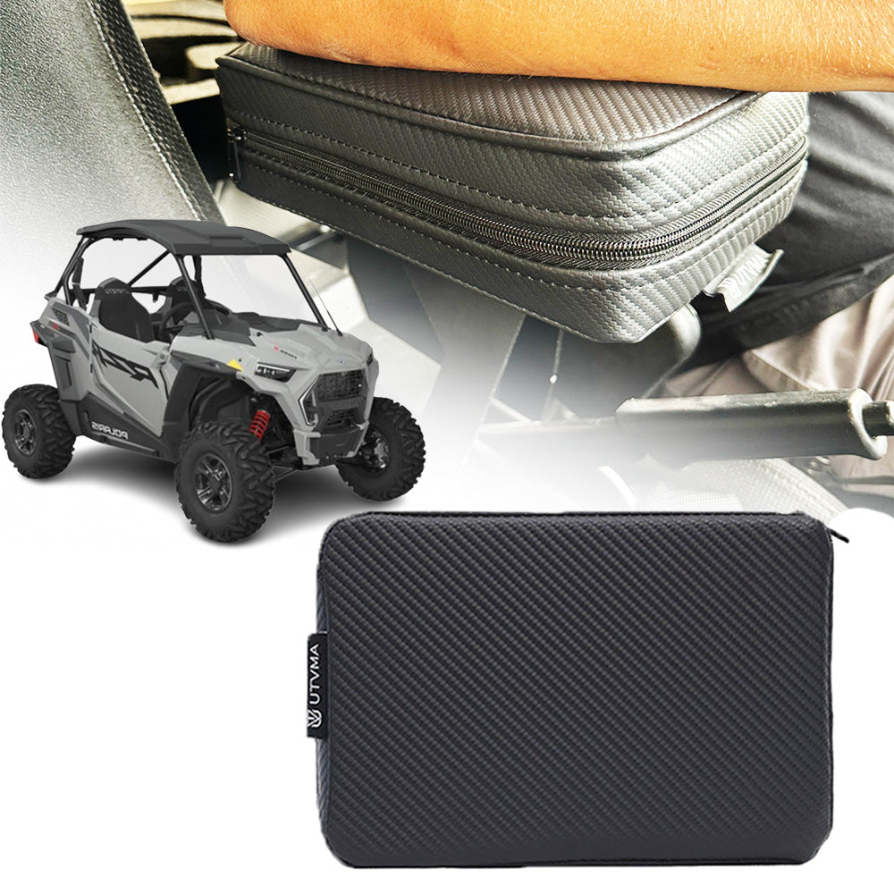 Photo of UTVMA RZR Trail Armrest with Bracket (2015-2024) by UTV Mountain Accessories - Premium Door Bags & Door Accessories for UTVs / Side by Sides