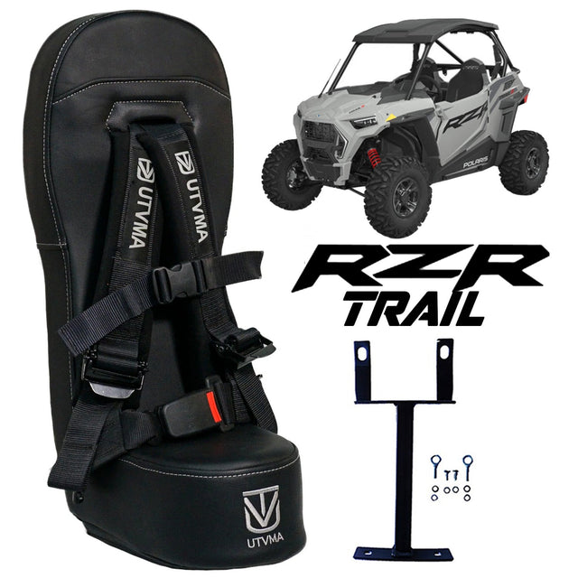 Photo of RZR Trail Bump Seat (2015-2025) by UTV Mountain Accessories - Premium Bump Seats for UTVs / Side by Sides