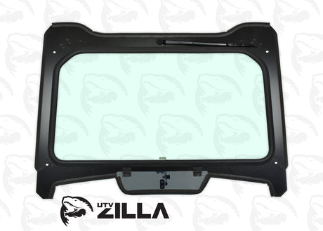 Photo of Black Vented Glass Windshield for Polaris RZR Turbo "S" Model with Wiper by UTVZILLA - Premium for UTVs / Side by Sides