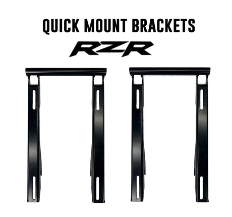 Photo of RZR PRO (Turbo R, Pro R, Pro) 2 and 4 Seater Suspension "Weekender" Series Pair of Front Bucket Seats W/ Quick Mount Bracket (2020-2025) by UTV Mountain Accessories - Premium for UTVs / Side by Sides